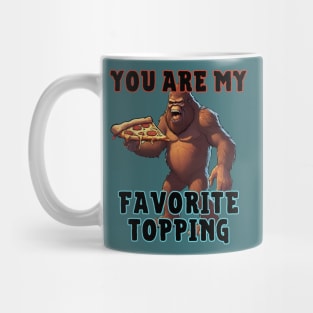 Bigfoot Eats Pizza Mug